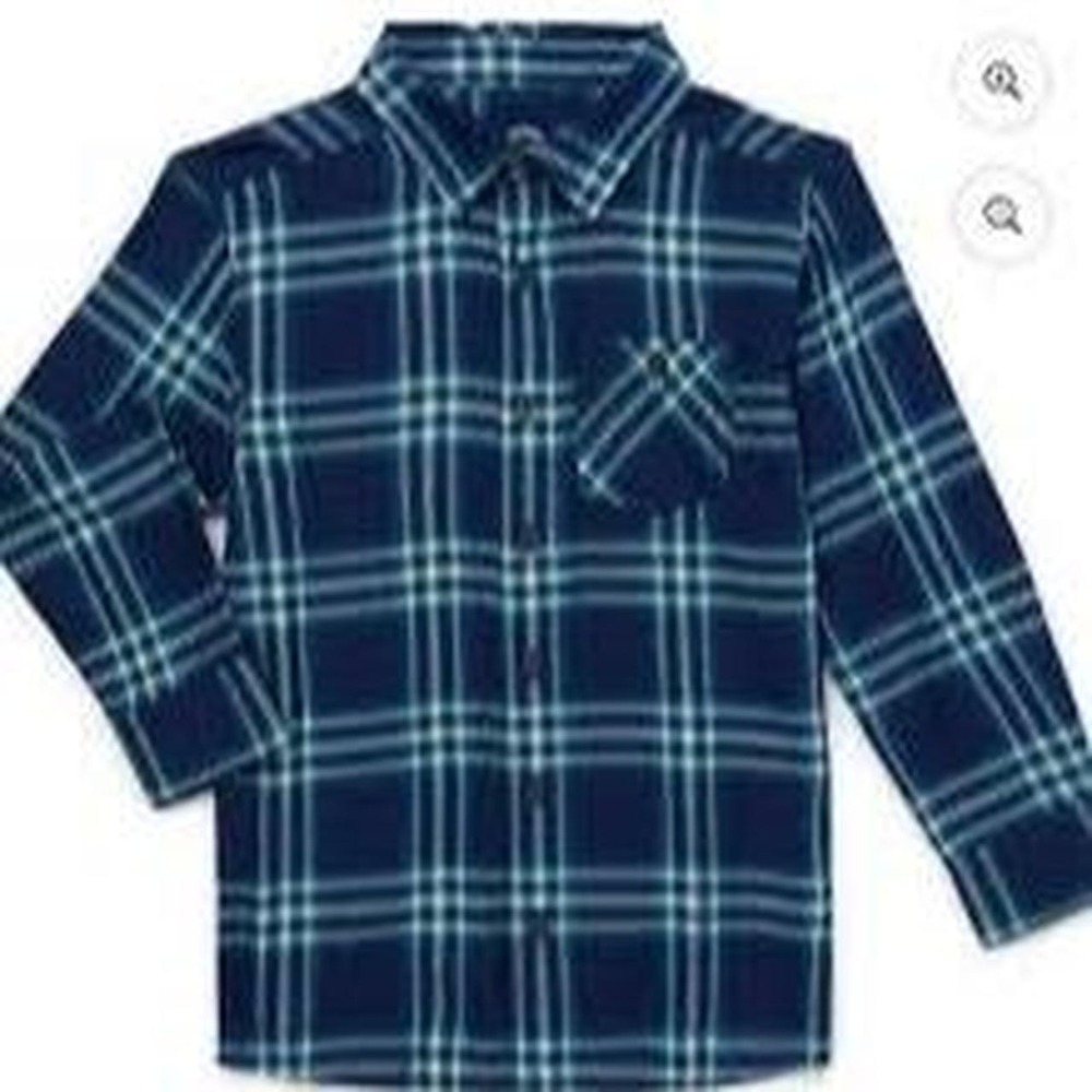 Wonder nation kids flanel shirt Zise L 10-12